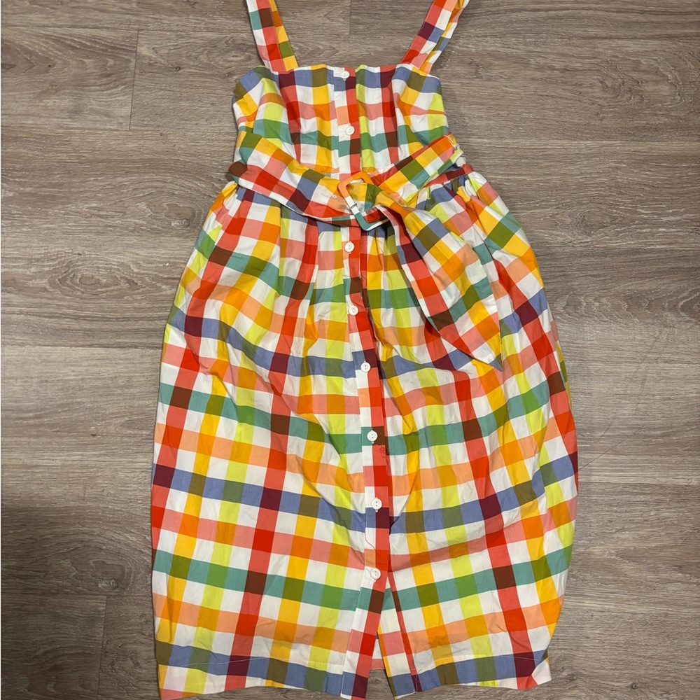 Christopher John Rogers for Target Multicolor Checkered Dress size 6
